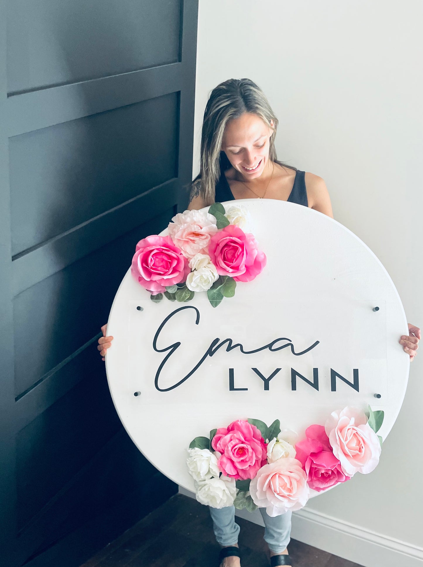 FLORAL LAYERED NURSERY SIGNAGE