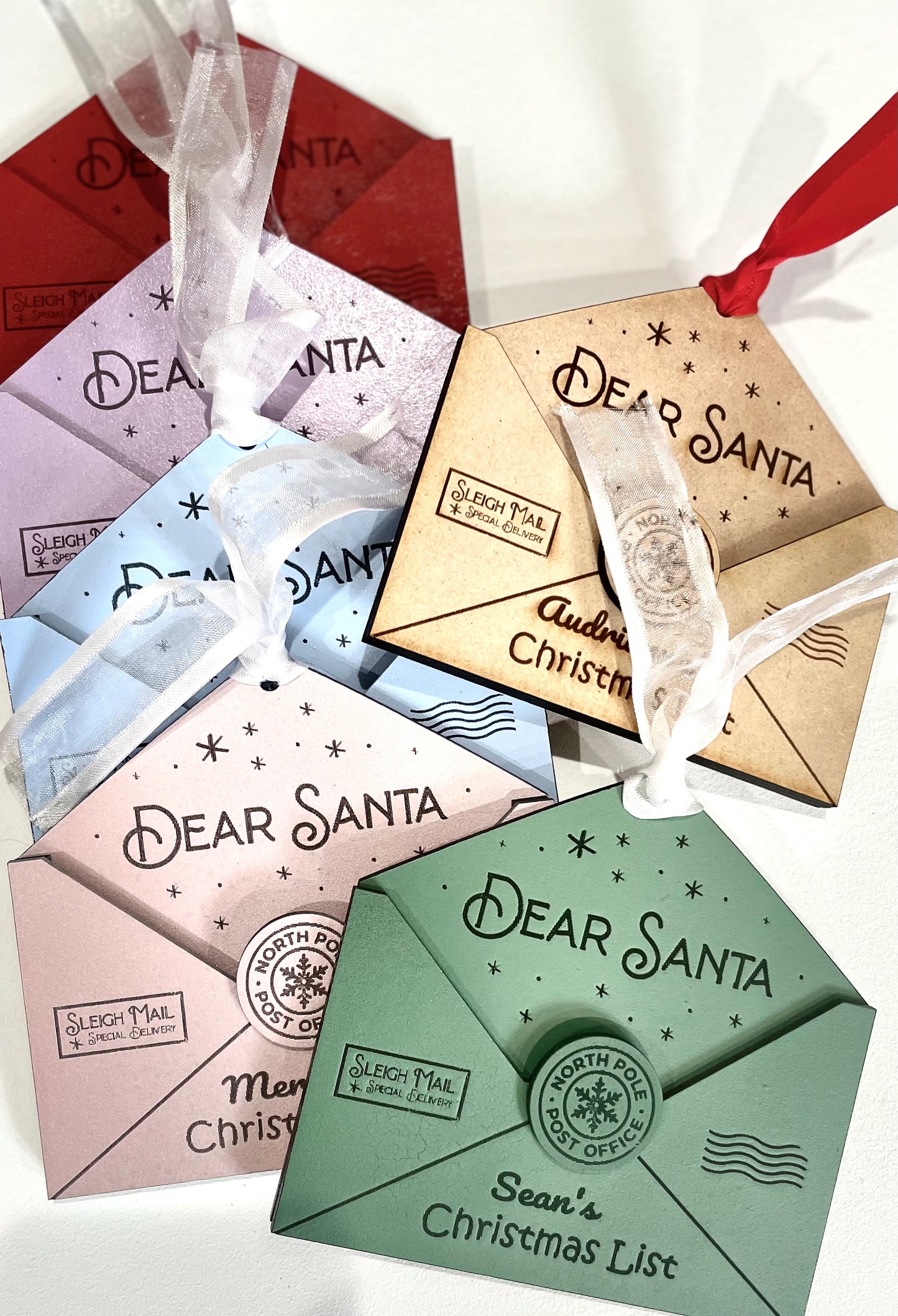 Christmas list envelope