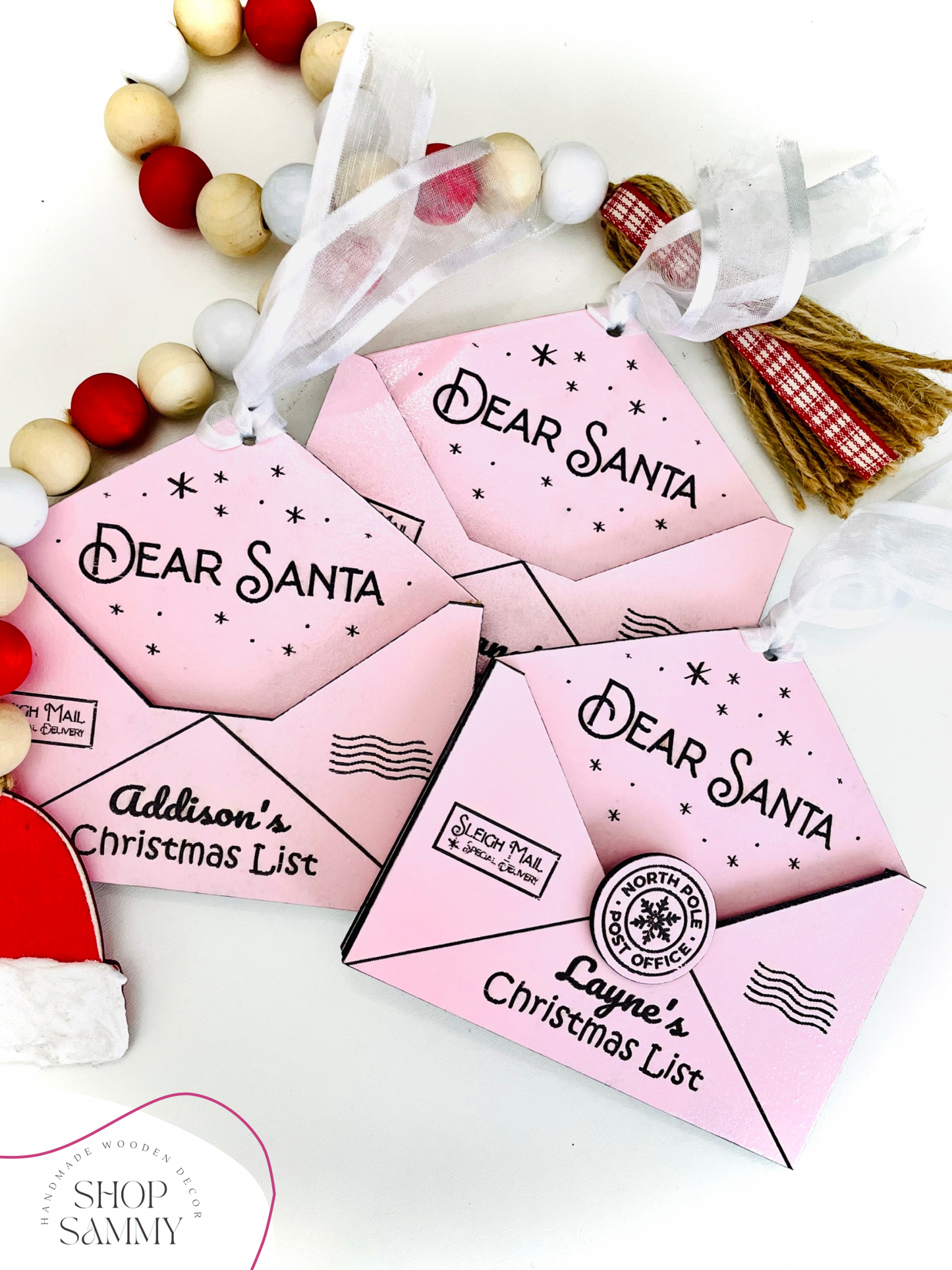 Christmas list envelope