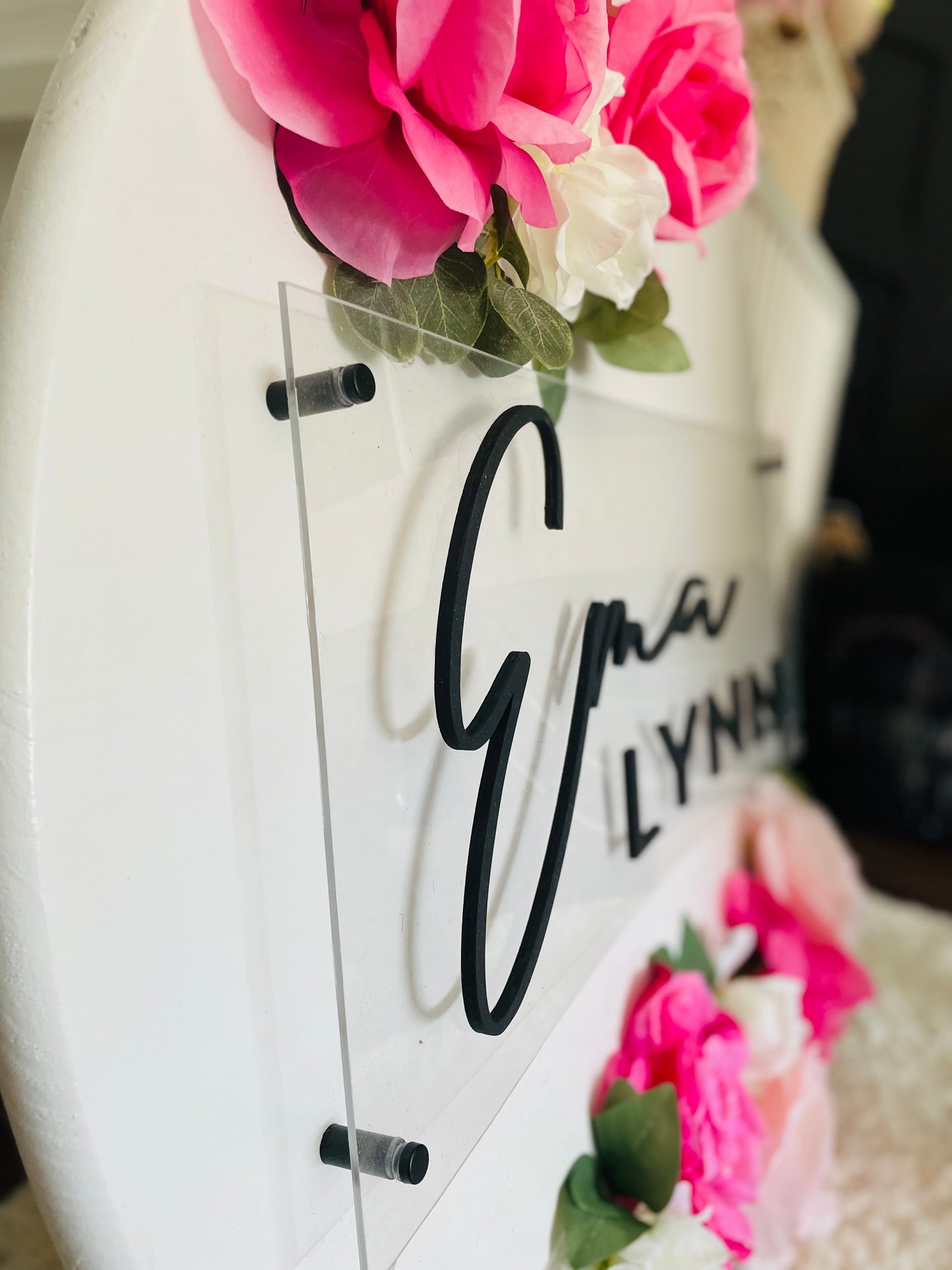 FLORAL LAYERED NURSERY SIGNAGE