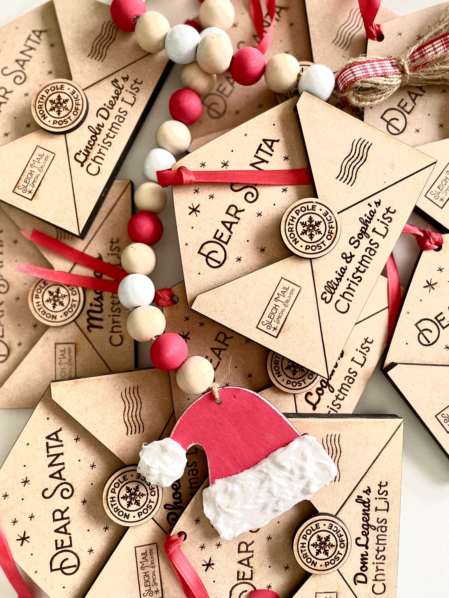 Christmas list envelope